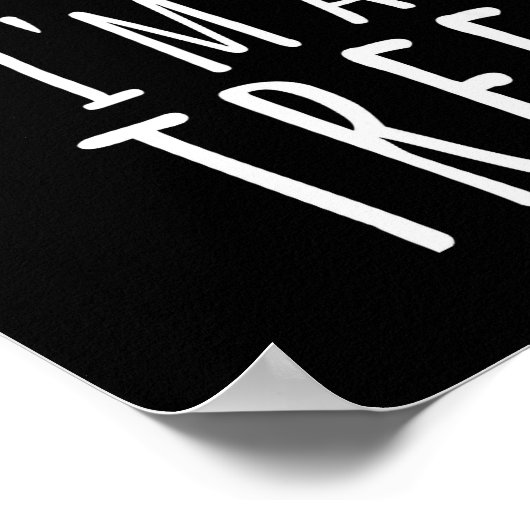 Funny Easy Lazy Halloween Pretend I'm A Tree Costu Poster (Hoek)