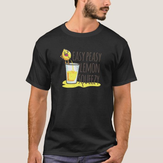 Funny Easy Peasy Lemon Squeezy Lemons Premium T-shirt (Voorkant)