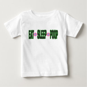 Funny Eat Slaap Poep Baby Onsie