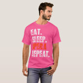 Funny Eat Sleep Opera Repeat Shirt Opera Voice Ope (Voorkant volledig)