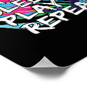 Funny Eat Sleep Play Repeat Player Gift Love Tee Poster (Hoek)