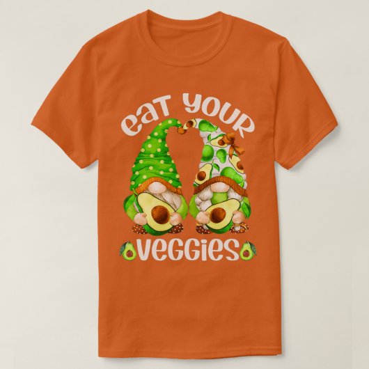 Funny Eat Your Veggies Fresh Avocado T-shirt (Design voorkant)