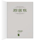 Funny "Echt Big Dill" kaartje voor de geboorte (Binnen (Rechts))