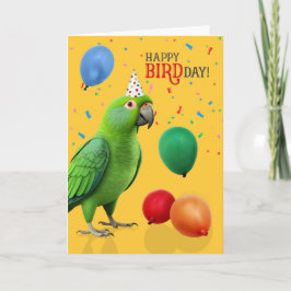 Funny Eclectus Parrot Birthday Humor Kaart