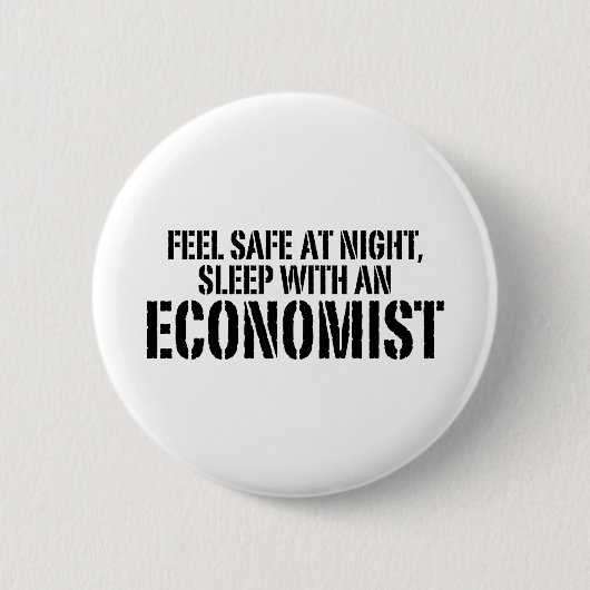 Funny Economist Ronde Button 5,7 Cm (Voorkant)