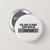 Funny Economist Ronde Button 5,7 Cm (Voorkant /achterkant)