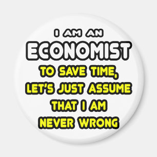 Funny Economist T-Shirts en Gifts Magneet