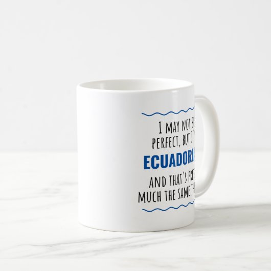 Funny Ecuadorian Ecuador Gift Idea Coffee Mok (Voorkant rechts)