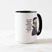 Funny Edgar Allan Poe citeert mok (Voorkant rechts)