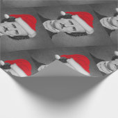 Funny Edgar Allan Poe Santa Cadeaupapier (Hoek)