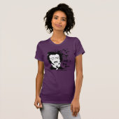 Funny Edgar Allan Poe T-shirt (Voorkant volledig)