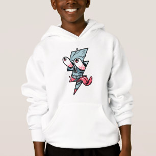 Funny Edgy Skull Face en Lightning Shape
