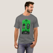 Funny Editable Wrestling Contest T-shirt (Voorkant volledig)