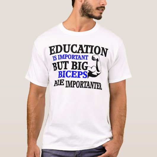 Funny Education T-shirt (Voorkant)