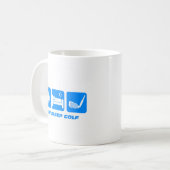 Funny eet golf koffiemok (Voorkant links)