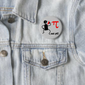 Funny eet pi ronde button 5,7 cm (In situ)