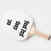 Funny eet slaappong tafeltennisbatje (Zijkant)