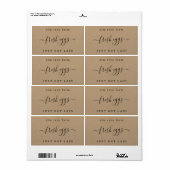 Funny Egg Carton Label - net gelekt - Kraft (Full Sheet)