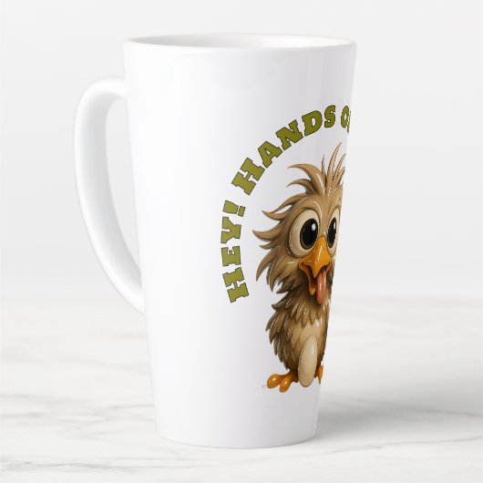 Funny Egg Guard Latte Mok (Linkerhoek)