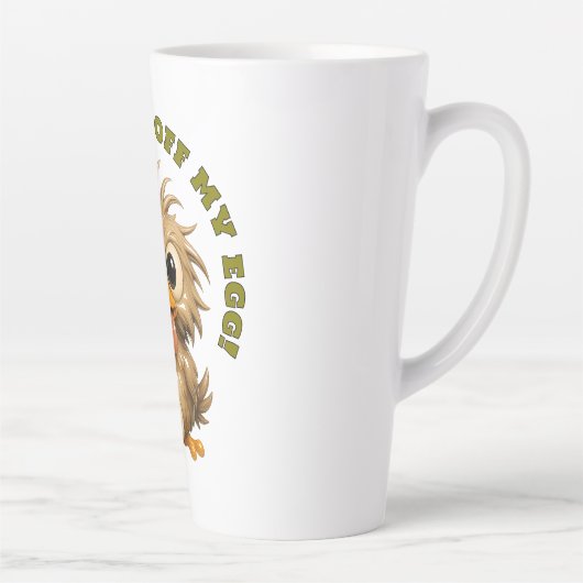 Funny Egg Guard Latte Mok (Rechts)