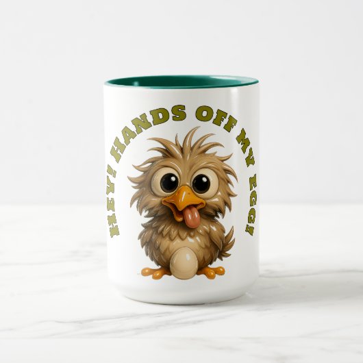 Funny Egg Guard Mok (Midden)