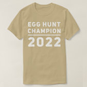 Funny Egg Hunt Champion 2022 New Dad Pregnancy Rev T-shirt (Design voorkant)