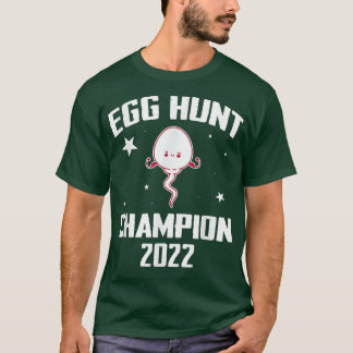 Funny Egg Hunt Champion 2022 Sunday Pregnancy Anno T-shirt
