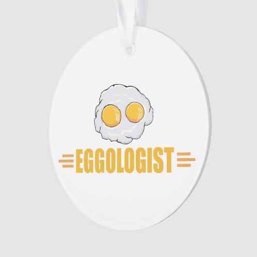 Funny Egg Lover Ornament (voorkant)