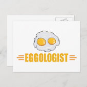 Funny Egg Lover's Briefkaart (Voorkant / Achterkant)