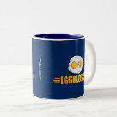 Funny Egg Lover's Tweekleurige Koffiemok (Voorkant rechts)