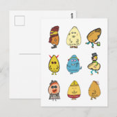 Funny Egg Puns Briefkaart (Voorkant / Achterkant)