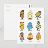 Funny Egg Puns Briefkaart (Voorkant / Achterkant)