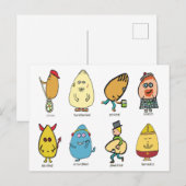 Funny Egg Puns Briefkaart (Voorkant / Achterkant)