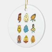 Funny Egg Puns Keramisch Ornament (Links)