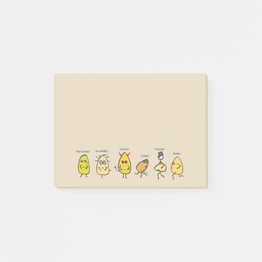 Funny Egg Puns Post-it® Notes (Voorkant)