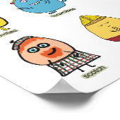 Funny Egg Puns Poster (Hoek)