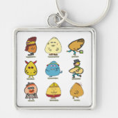 Funny Egg Puns Sleutelhanger (Voorkant)