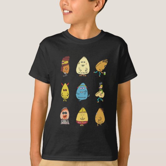 Funny Egg Puns T-shirt (Voorkant)