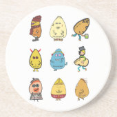 Funny Egg Puns Zandsteen Onderzetter (Voorkant)