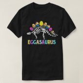 Funny Eggasaurus Stegosaurus Egg Dino TRe Skeleton T-shirt (Design voorkant)