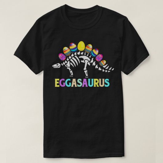 Funny Eggasaurus Stegosaurus Egg Dino TRe Skeleton T-shirt (Design voorkant)