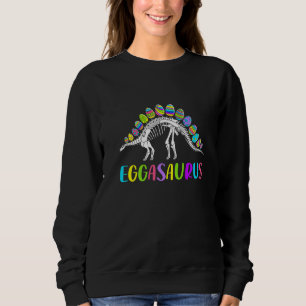 Funny Eggasaurus Stegosaurus Egg Dinosaur Happy Ea Trui