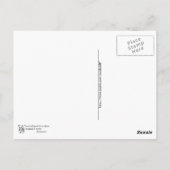 Funny Eggman Boy met Green Hair Briefkaart (Achterkant)