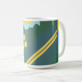 Funny Eggs Crossing the Road Koffiemok (Voorkant rechts)