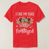 Funny Eggs IVF Transfer Day Retrieval Day IVF mam T-shirt (Design voorkant)