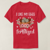 Funny Eggs IVF Transfer Day Retrieval Day IVF mam T-shirt (Design voorkant)