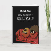 Funny Eggs Jubileum Kaart (Voorkant)