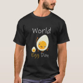 Funny Eggs Lover Funny World Egg Day T-shirt (Voorkant)
