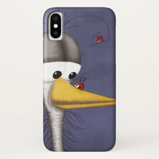 Funny Egret Cartoon Case-Mate iPhone Case (Achterkant)