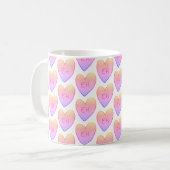 Funny Eh Snoep Hearts Coffee Mok (Voorkant links)